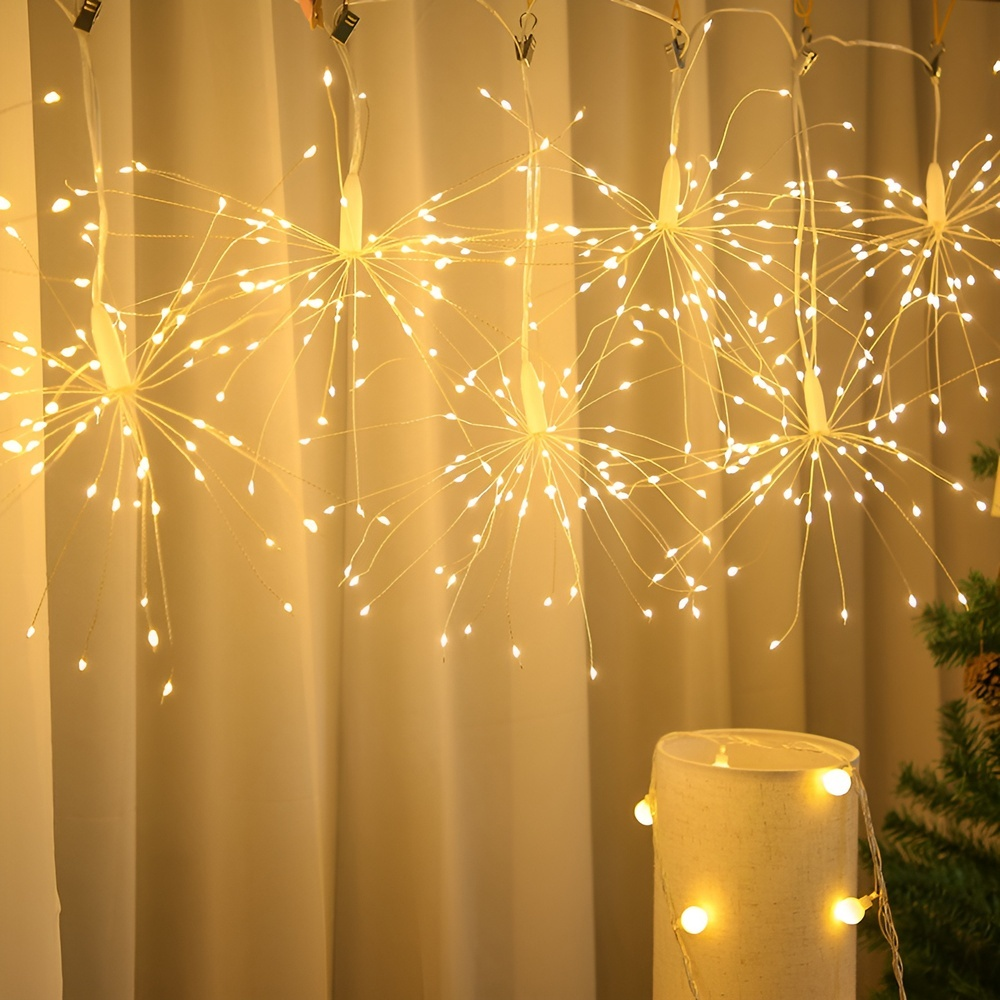 キャンプキャノピークリスマス雰囲気ライト