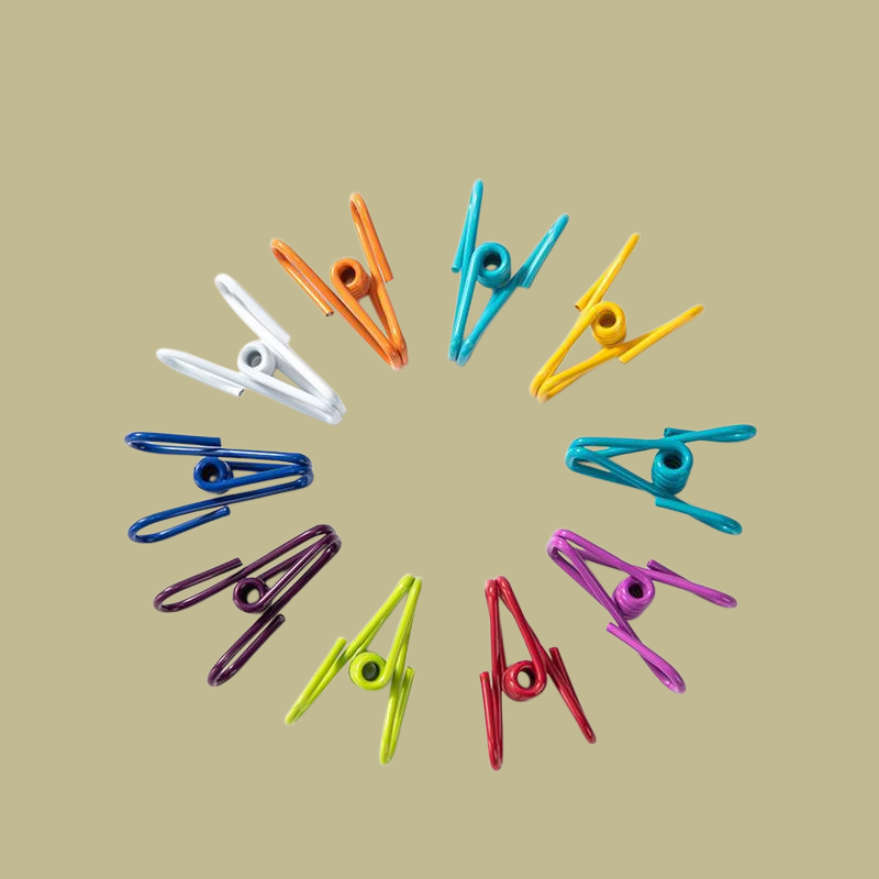 다용도 컬러 빨래집게 10개입