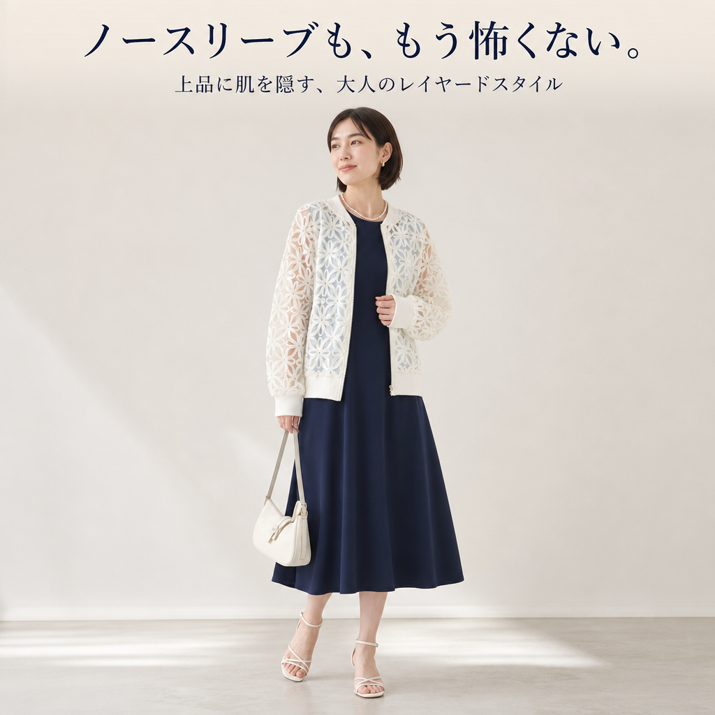 日本風万能レース刺繍日焼け防止カーディガン