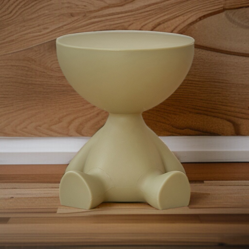 Kreativer Beistelltisch für kleine Wohnungen, mobiler Sofatisch mit Regal für das Schlafzimmer