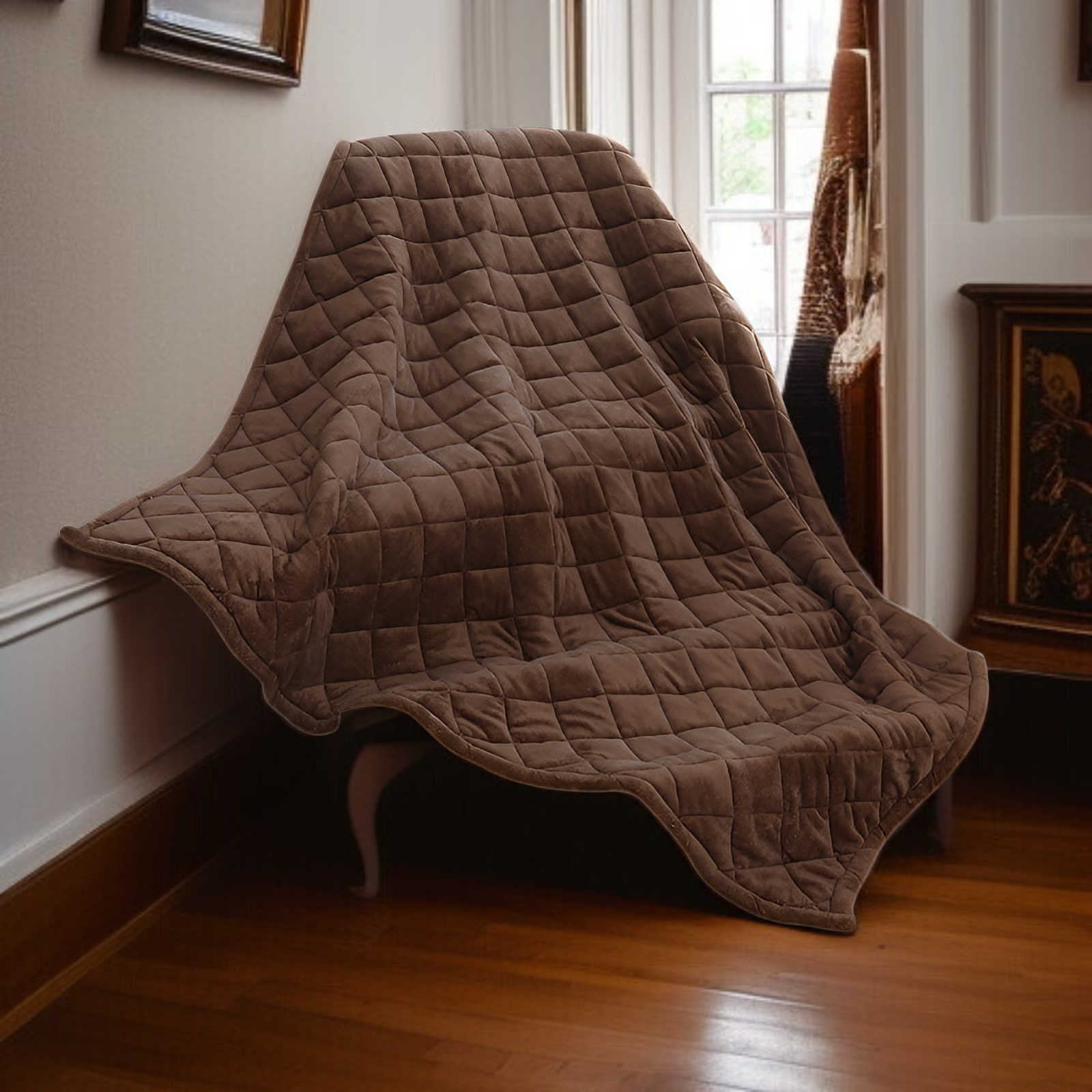 両面ベルベットプラス厚手ファイヤーキルト家庭用ファイヤーボックスカバー冬用暖房ボックスカバーキルトソファランチブレイクブランケット