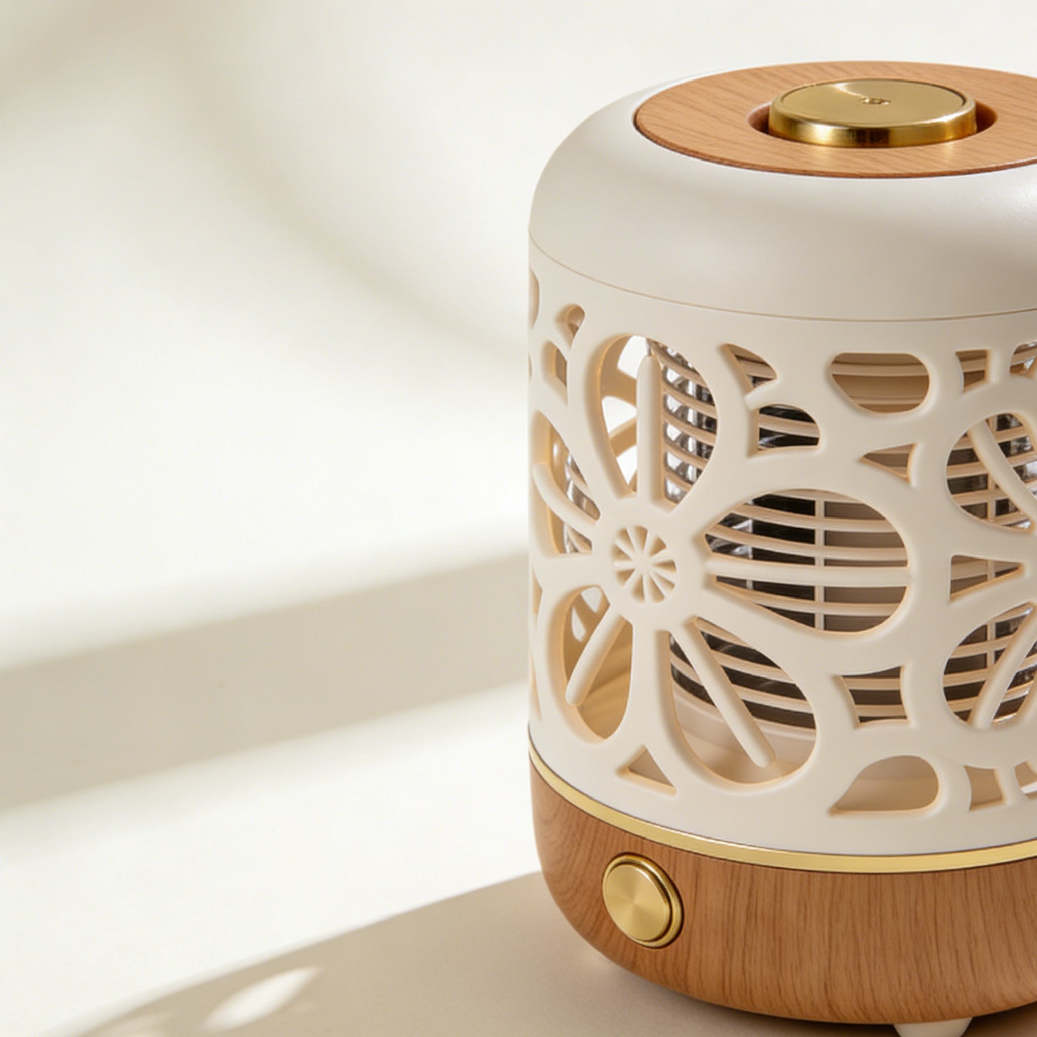 휴대가 간편한 미니 히터 사용 예시