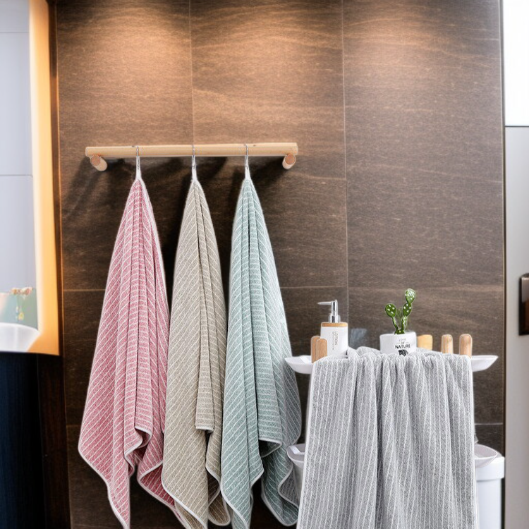 速乾性が高いコーラルフリースバスタオル