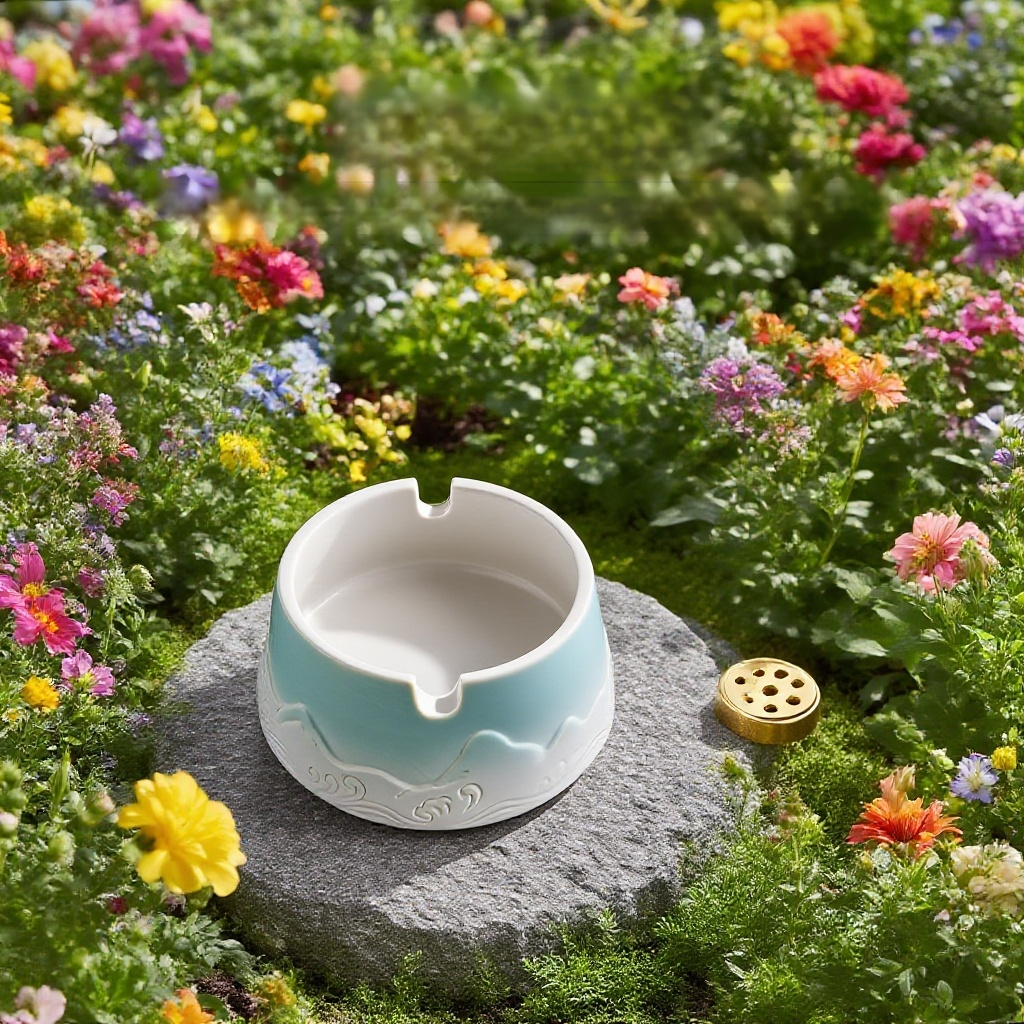 모던 인테리어에 어울리는 그라데이션 평저 향로