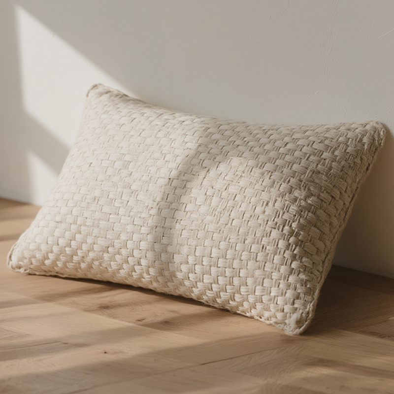 내추럴 라탄 베개 4개 패키지 전체 이미지