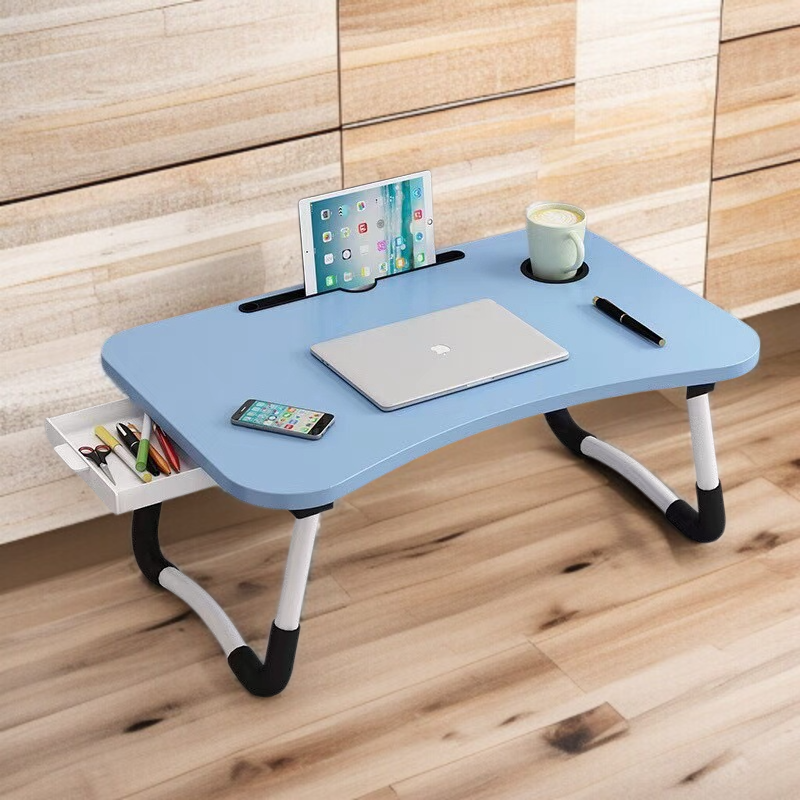 침대 머리맡 플로어 책상 접이식 컴퓨터 책상 플로어 책상 침대 책상