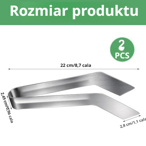 Stalowe szczypce do przesadzania roślin