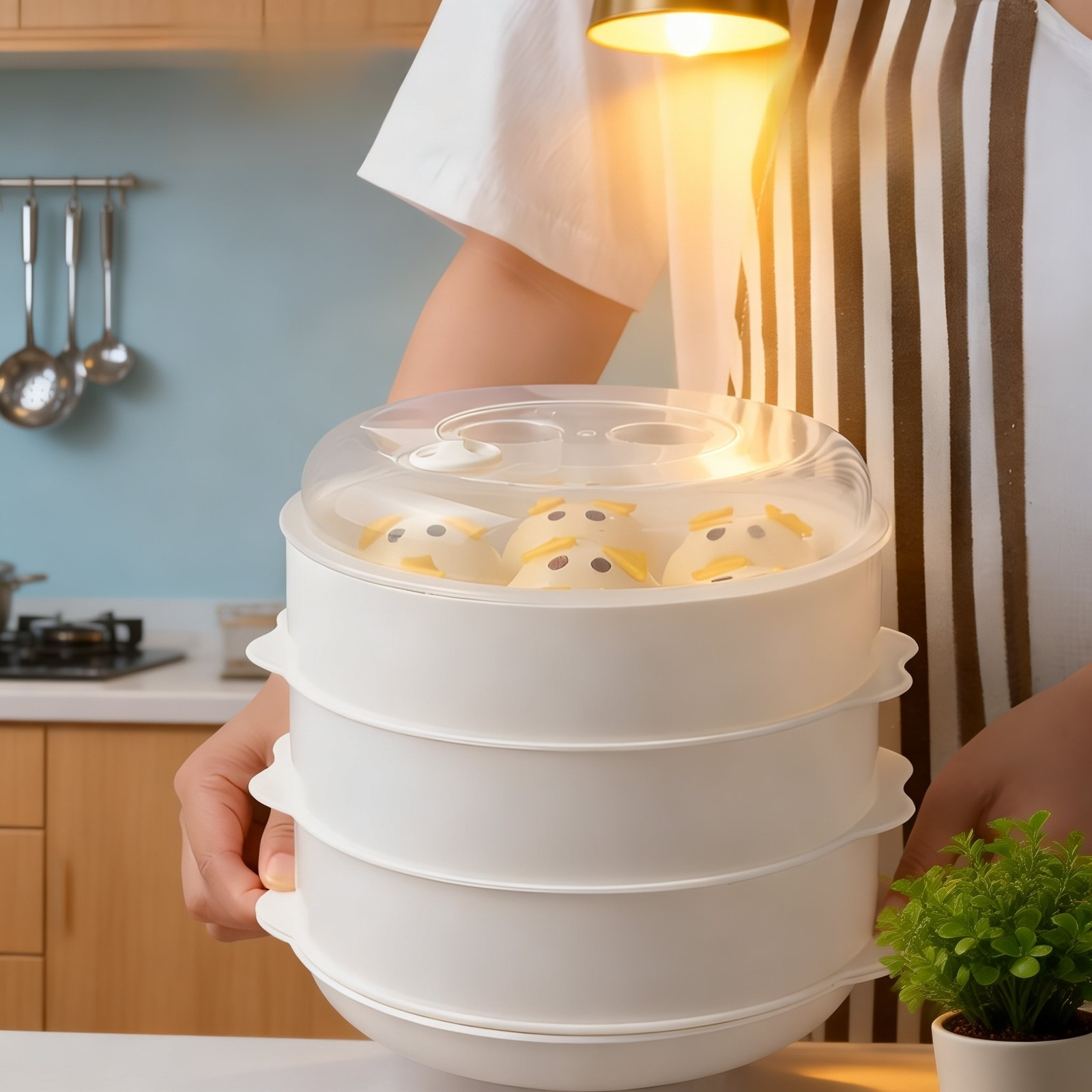 ชั้นวางไอน้ำร้อนสำหรับอุ่นอาหาร