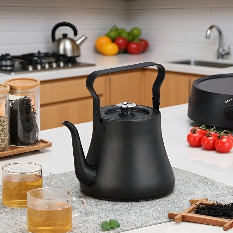 Top view of filtration kettle showing filter compartment