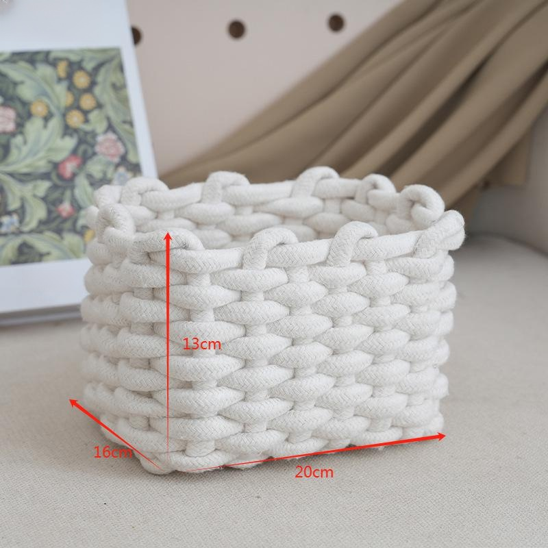 Cotton Rope Woven Storage Bin