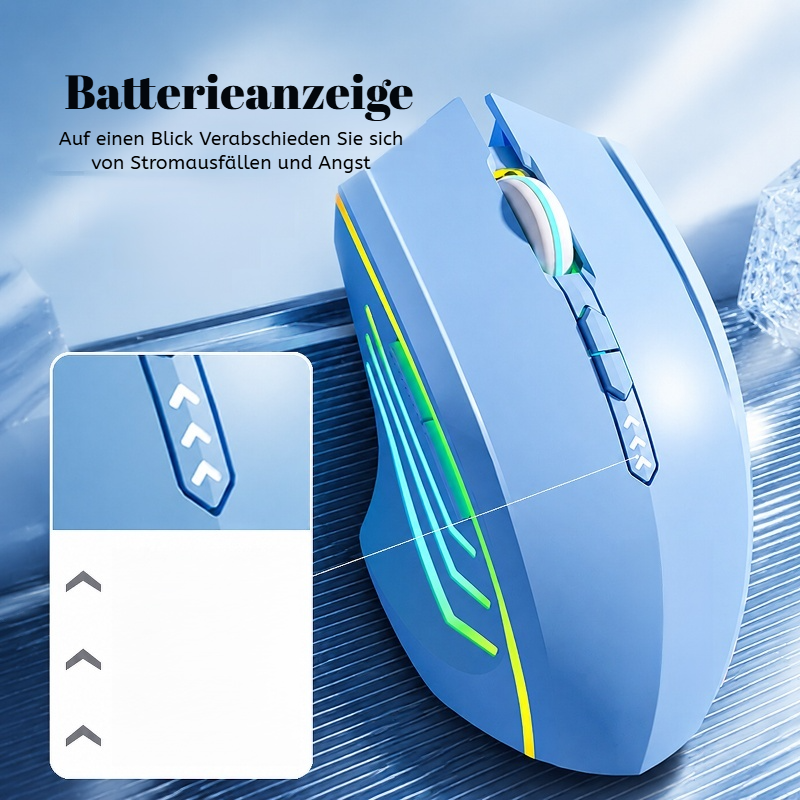 Wiederaufladbare Bluetooth-Maus mit USB-Ladekabel