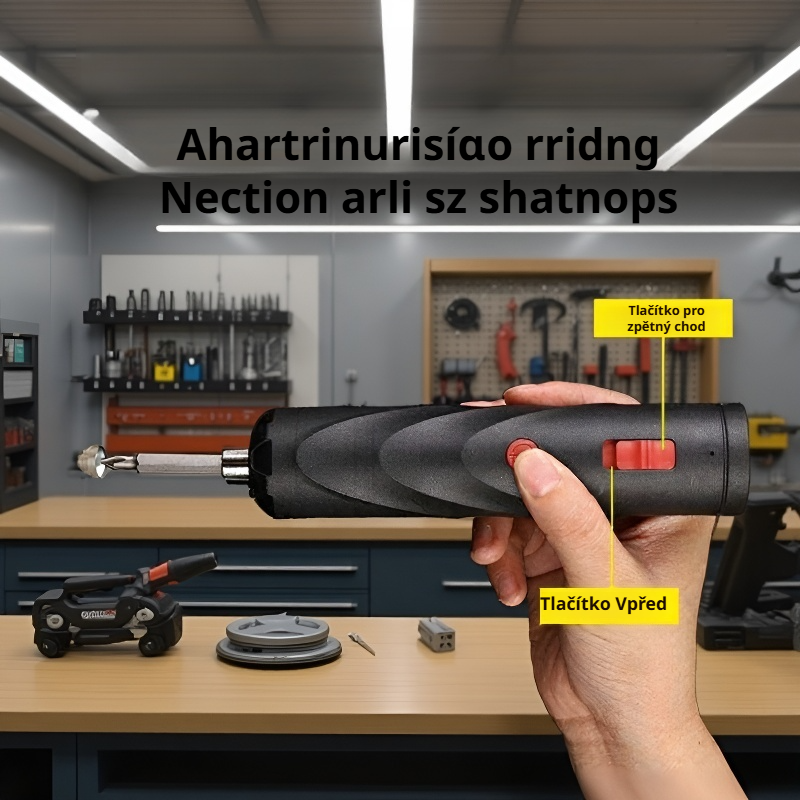 Kompletní sada elektrického šroubováku pro domácí použití