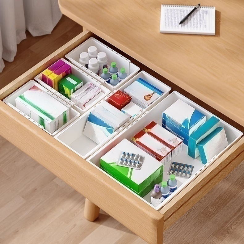 引き出し伸縮仕切り収納ケース