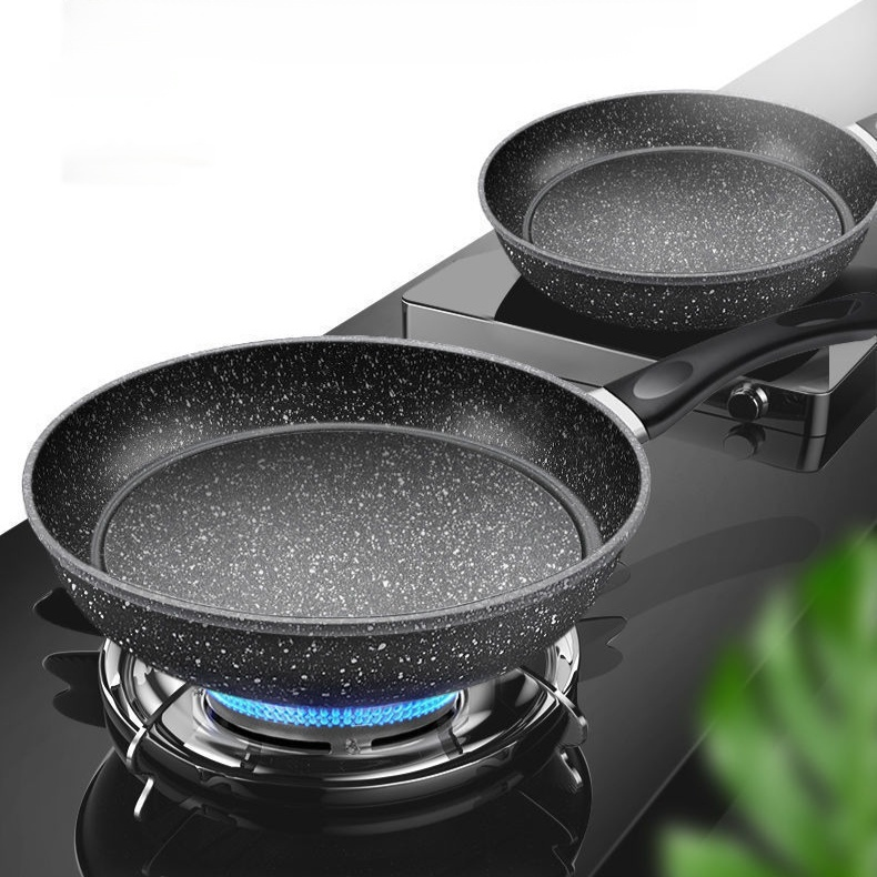 Maifan stone pan cooking vegetables
