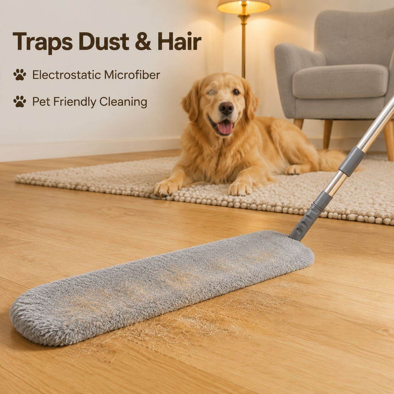 Extendable and extended gap duster