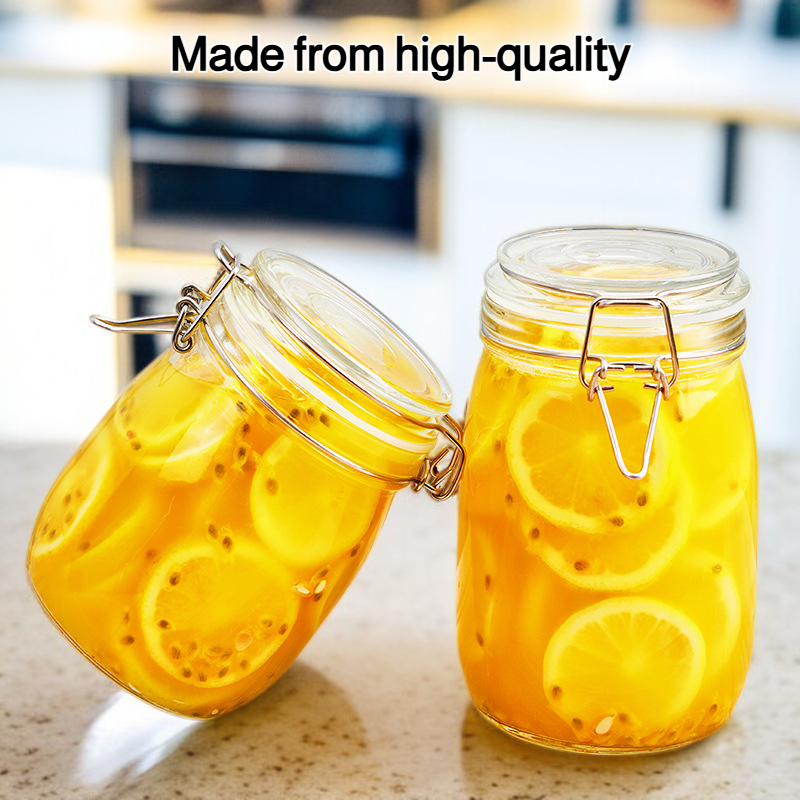 Glass airtight jar