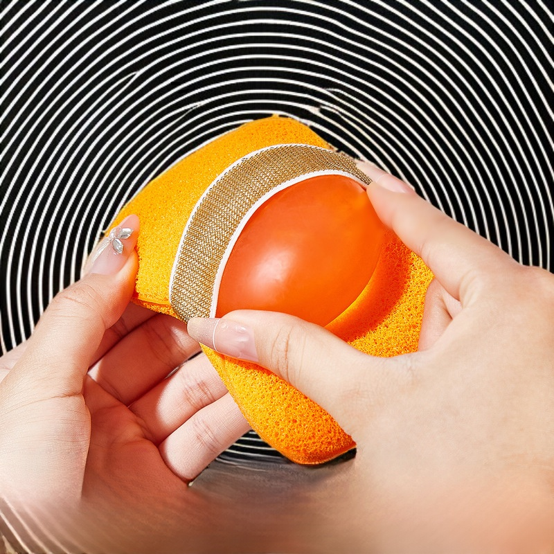 Espuma limpiadora profunda con diseño de estructura de esponja de panal