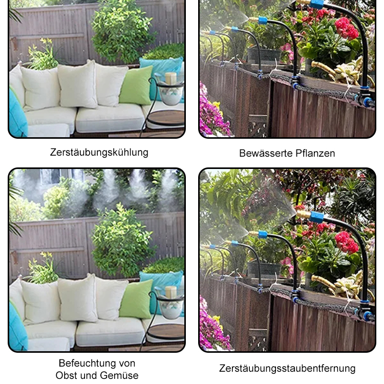 Verstellbarer Nebel-Sprühkopf