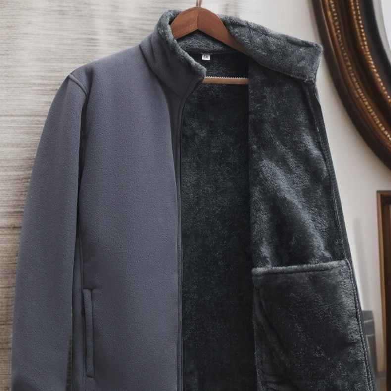 남자 중년 아빠 아웃도어 캐주얼 상의 루즈핏 차이나 기모 도톰 기모 상의 양면 축열 겨울 아웃도어 캐주얼 맨투맨