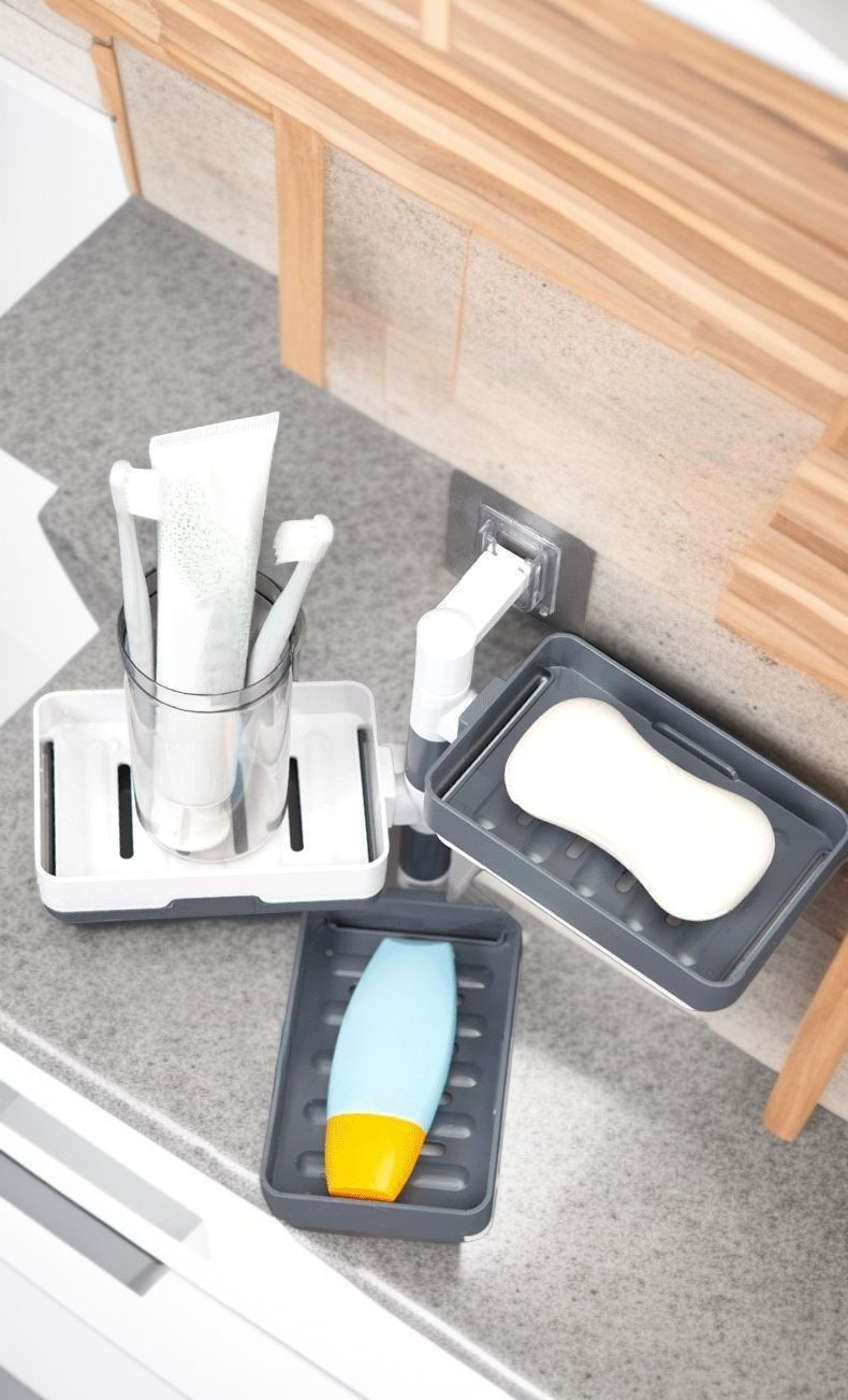 壁掛式置物架廚房調味料收納展示