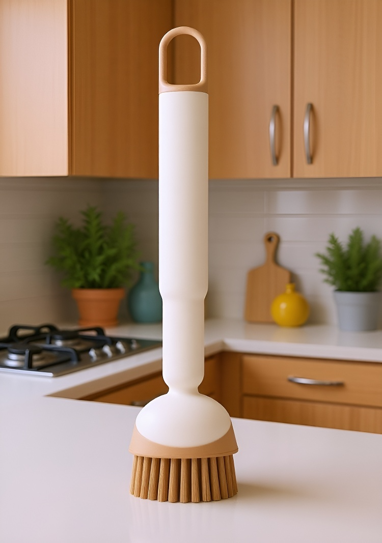 편리한 그립감의 냄비 솔