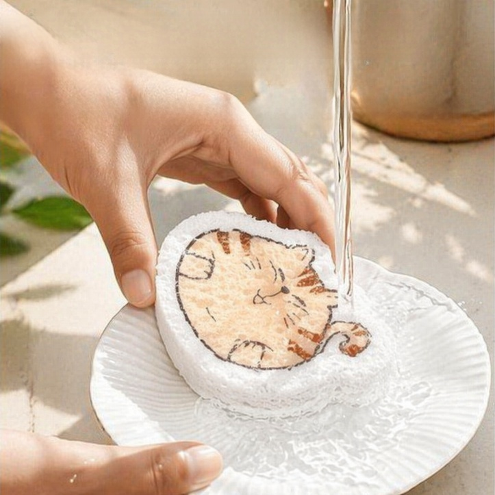 Pulp Cotton Dishwashing Cloth