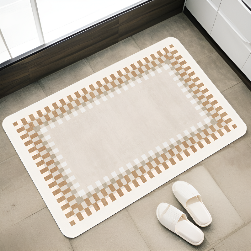 Bathroom Non-Slip Quick-Dry Absorbent Diatomite Mat