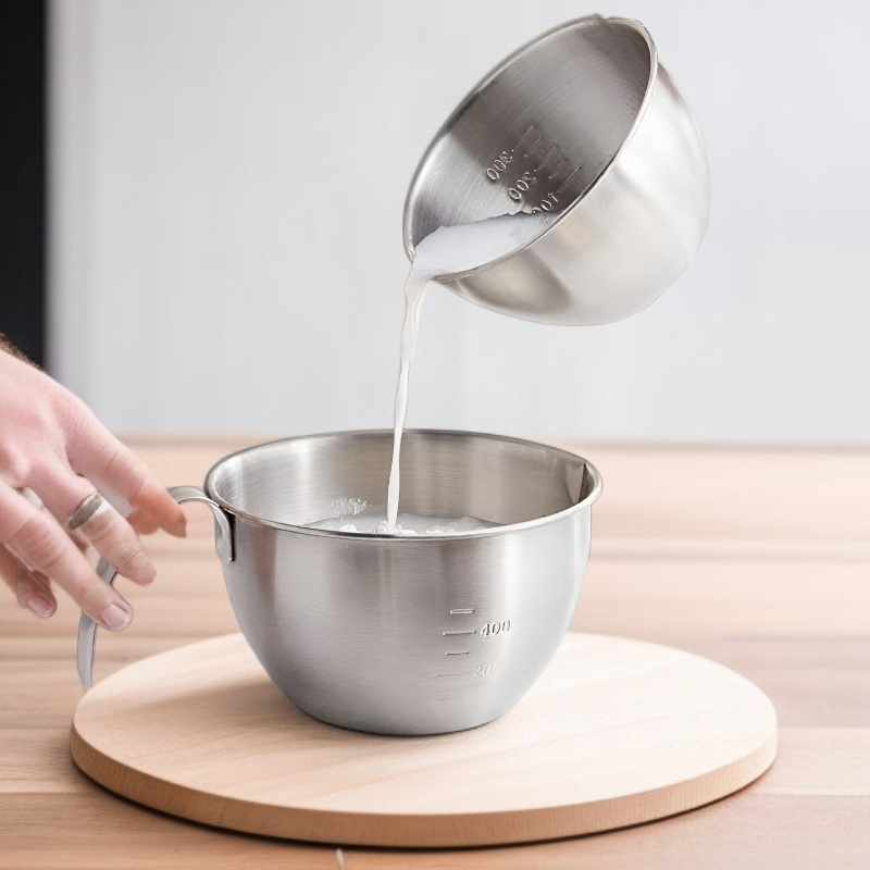 식품 등급 스테인리스 스틸 계란 거품기 컵