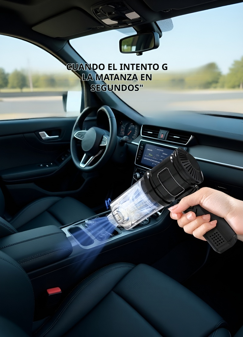 Detalle de la boquilla de la aspiradora para espacios estrechos