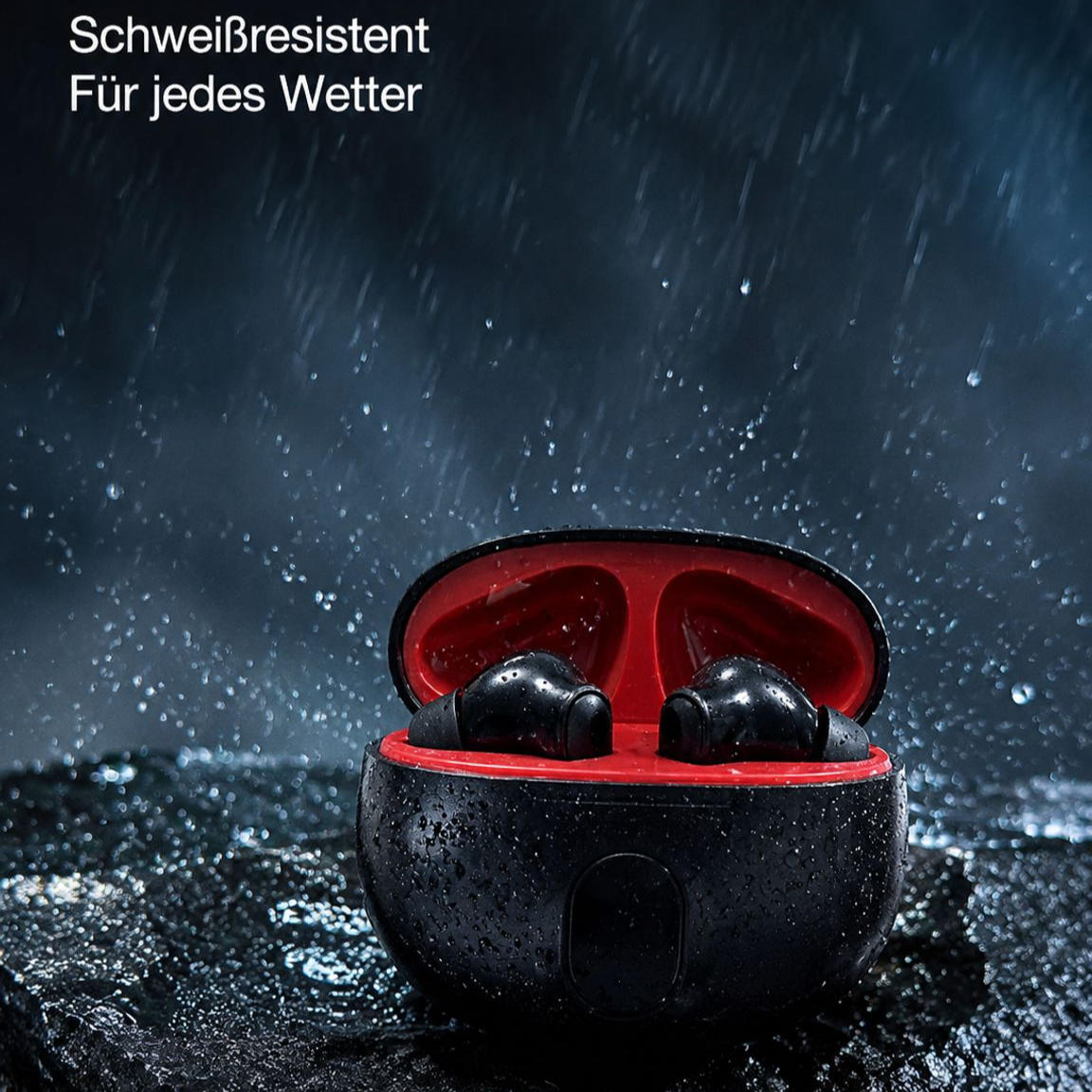 Bluetooth 5.3 Halb In-Ear Kopfhörer, Aktive Geräuschunterdrückung