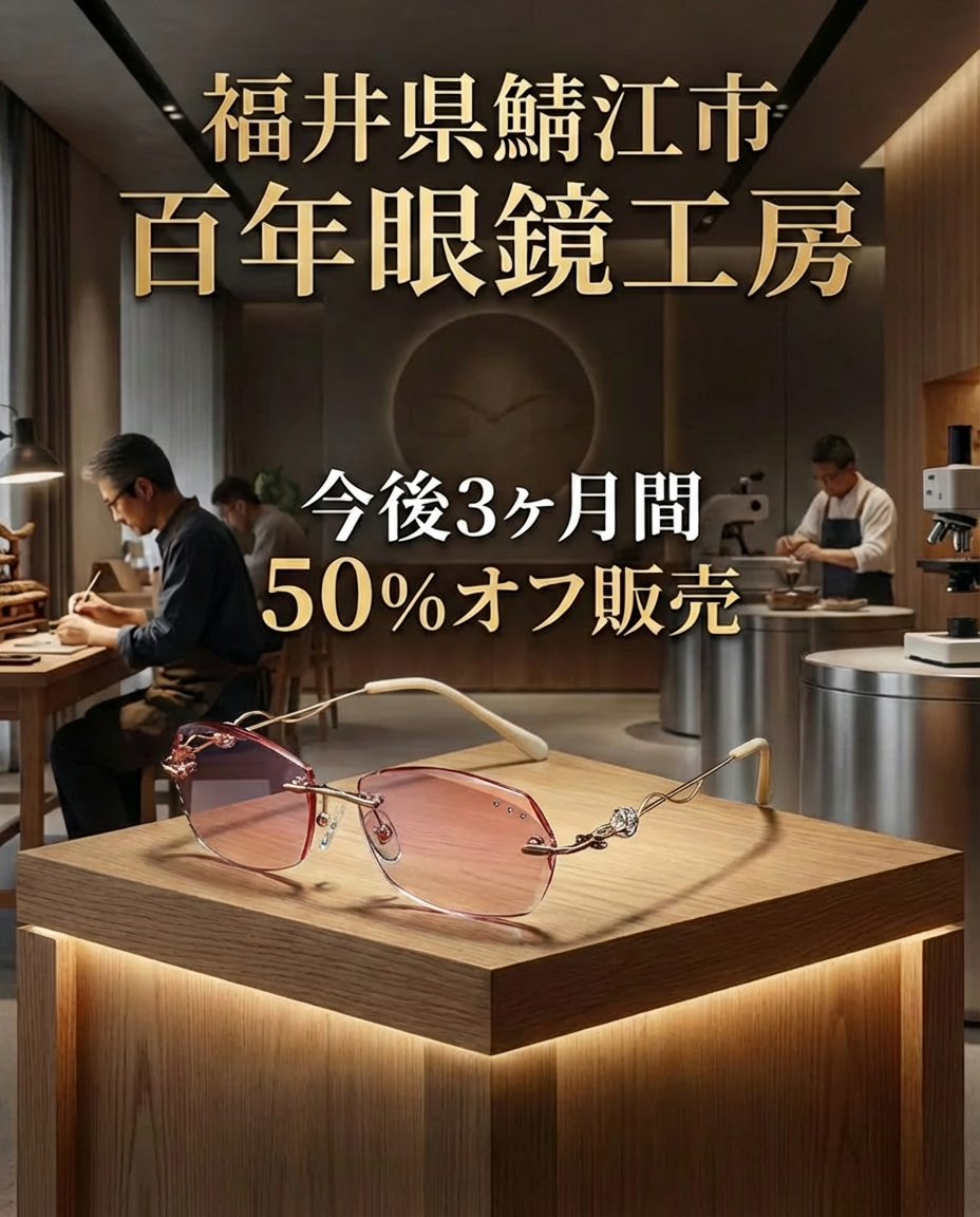 リムレス老眼鏡