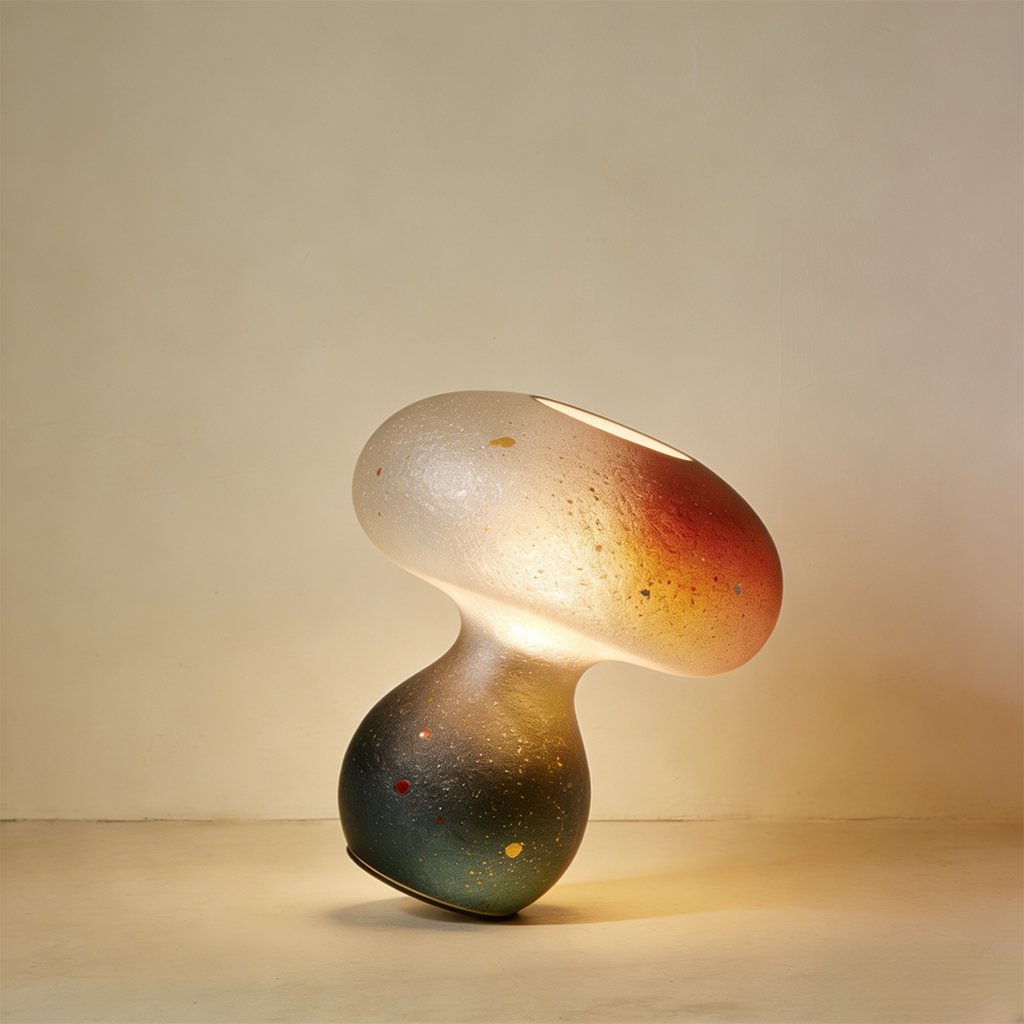 Lámpara nocturna con forma de seta