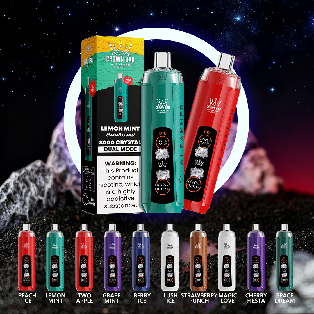 Al Fakher 8K CRYSTAL DUAL Trauben Minze