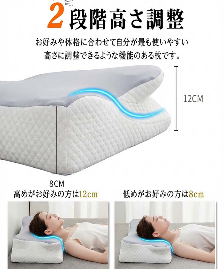 低反発メモリーピロー