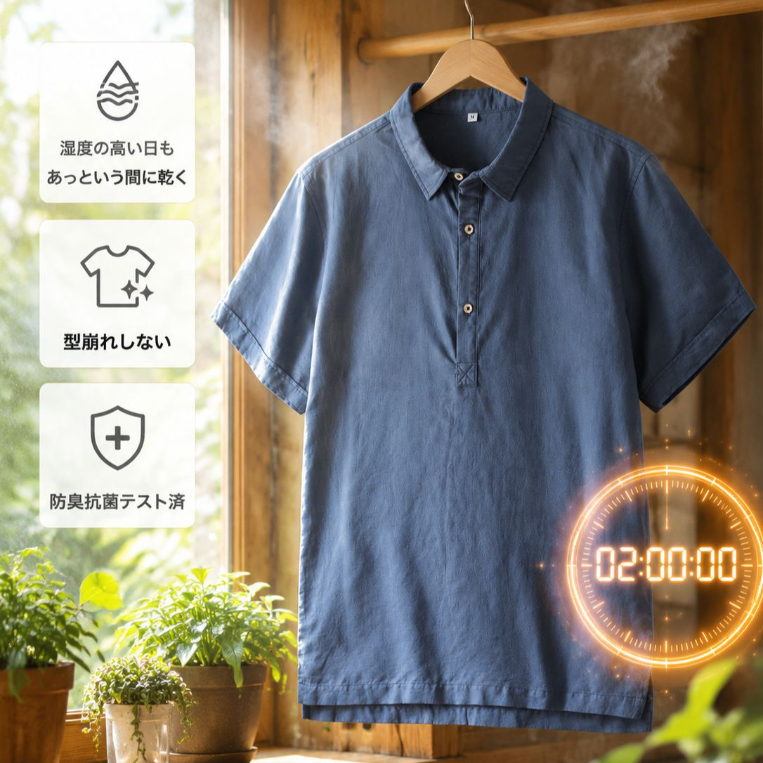無地シンプル長袖Tシャツ