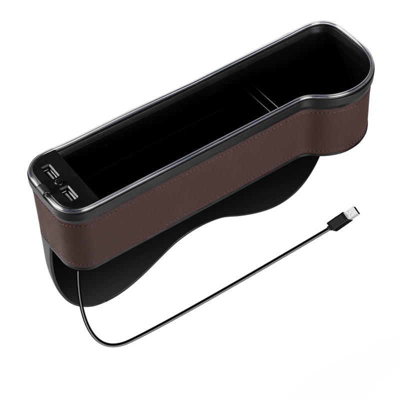 USB付き車用収納ボックス