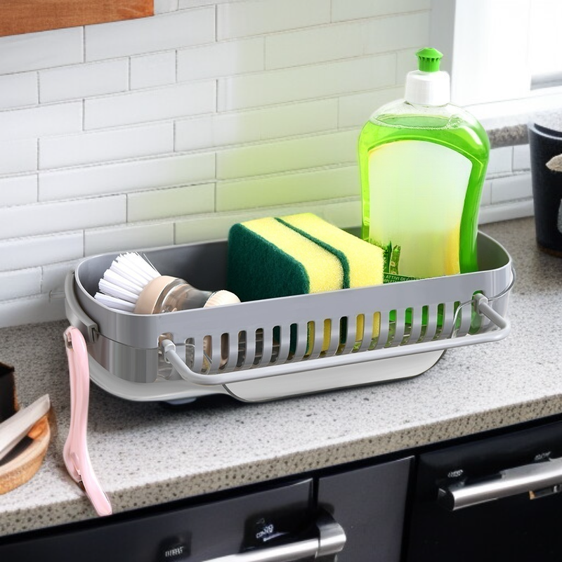 다기능 주방 싱크대 스폰지 선반 물빠짐 정리대