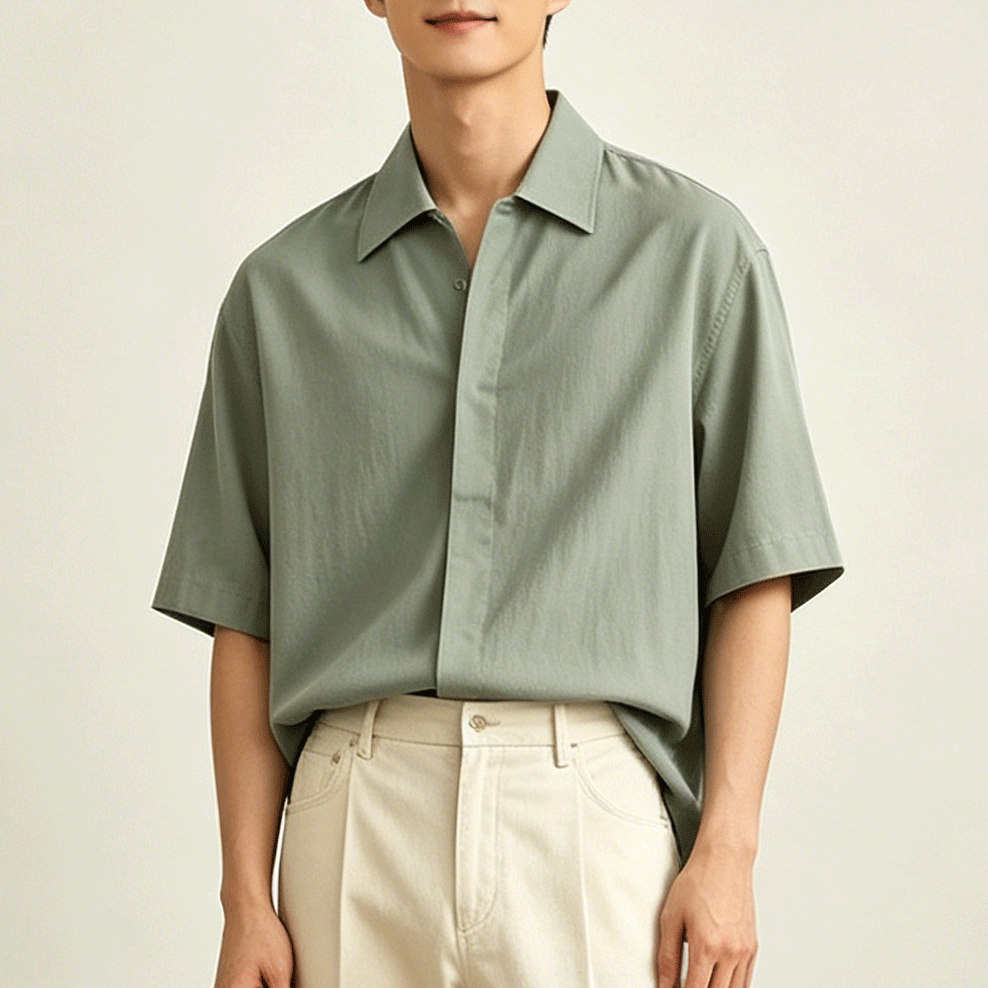 데일리 만능 한국 스타일 셔츠