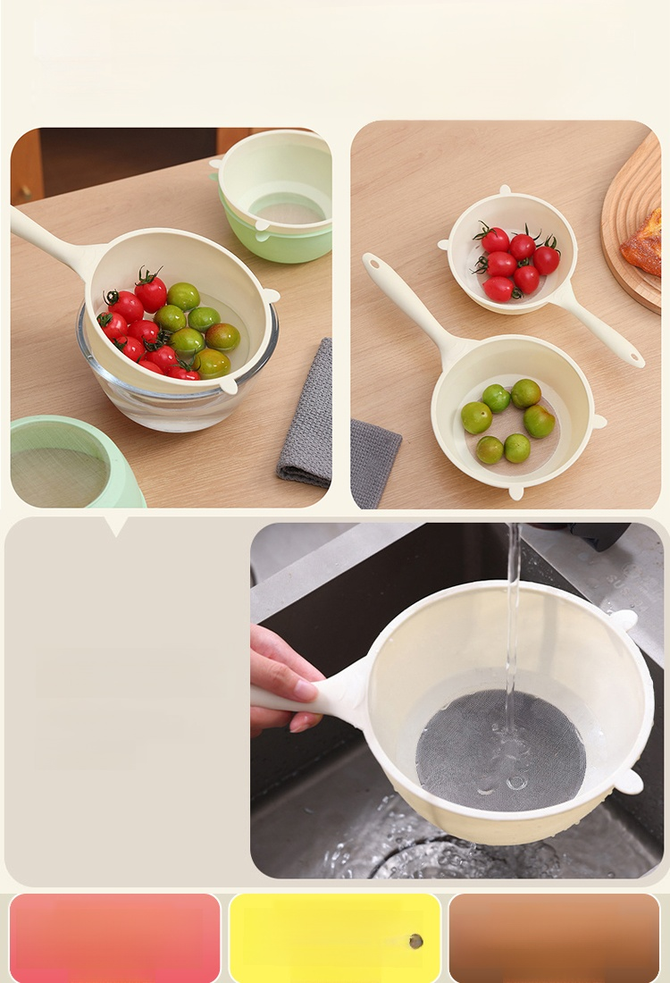 【เครื่องมือล้างข้าว】ช้อนกรองอเนกประสงค์