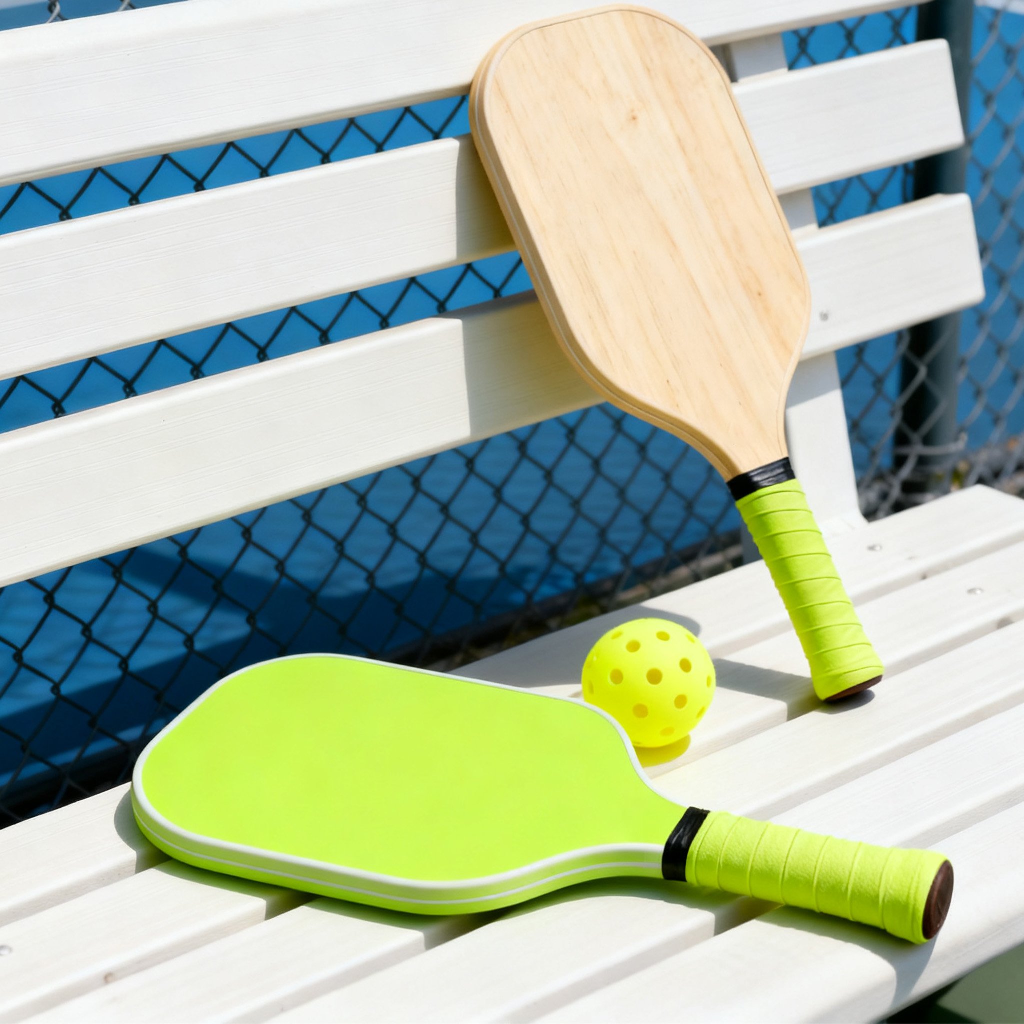 전문가용 피클볼 라켓 정면 사진