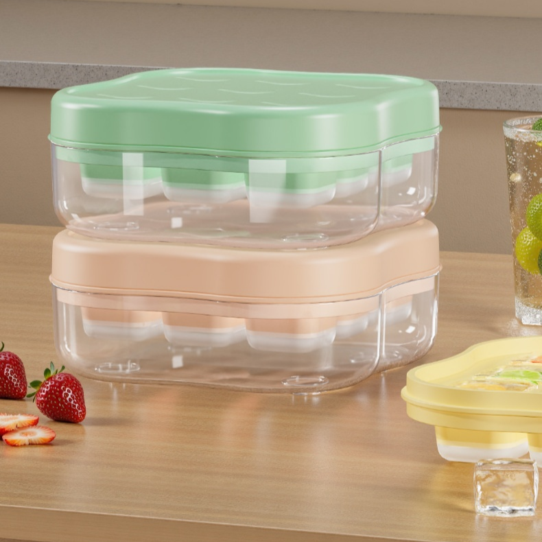Large Capacity Press Ice Cube Tray Mold