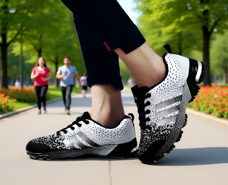 アウトソールのグリップ力を強調した画像