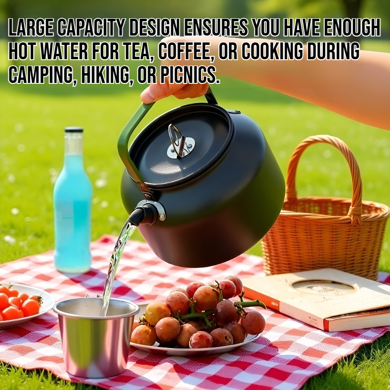 Outdoor camping picnic kettle