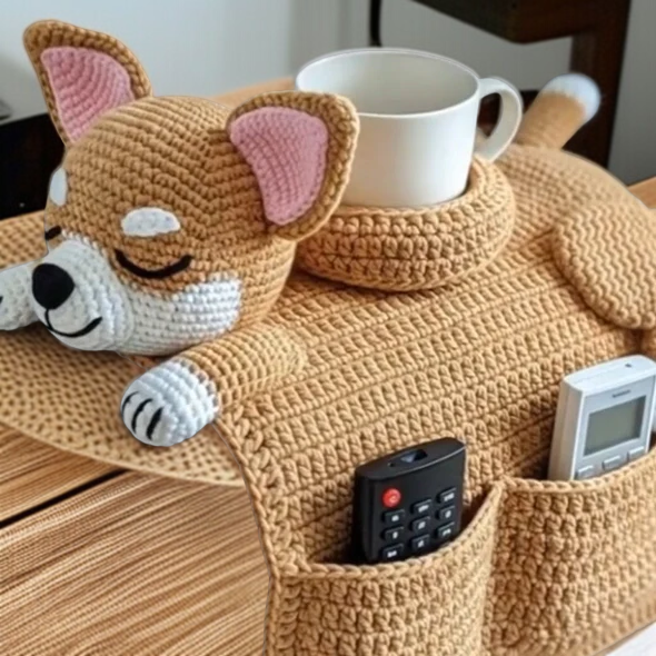 강아지 소파 수납 파우치 다용도 빅 사이즈 핸드메이드 수납 용품