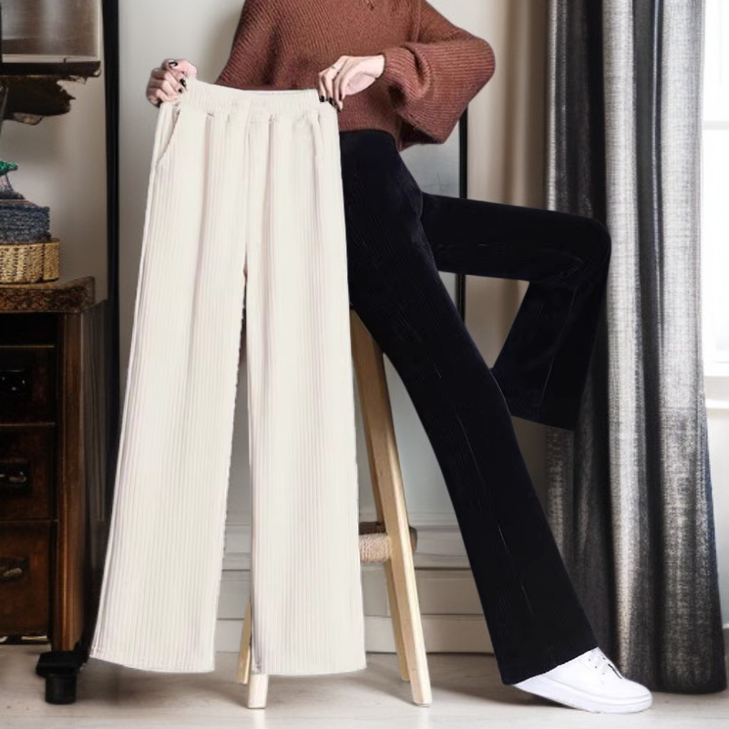 코듀로이 와이드 팬츠