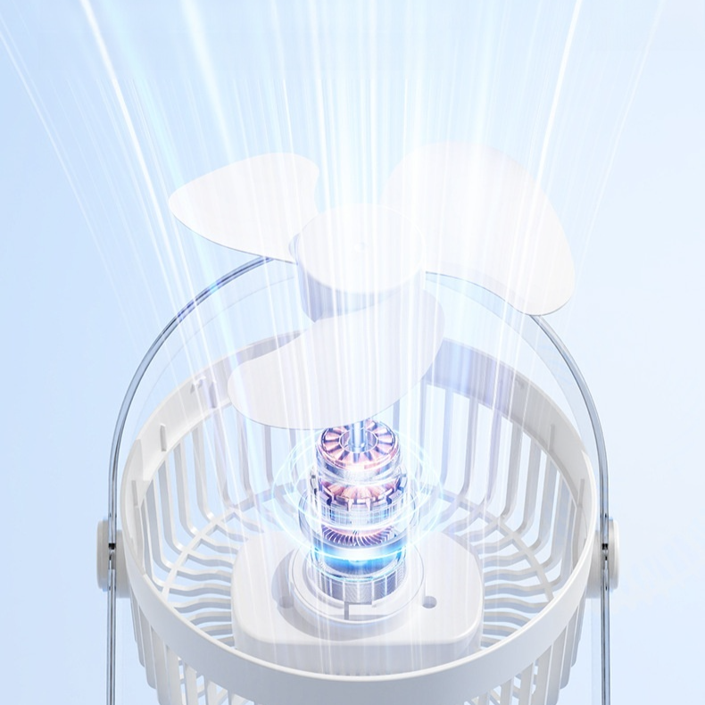 Engine Air-Cooled Ice Desktop Fan