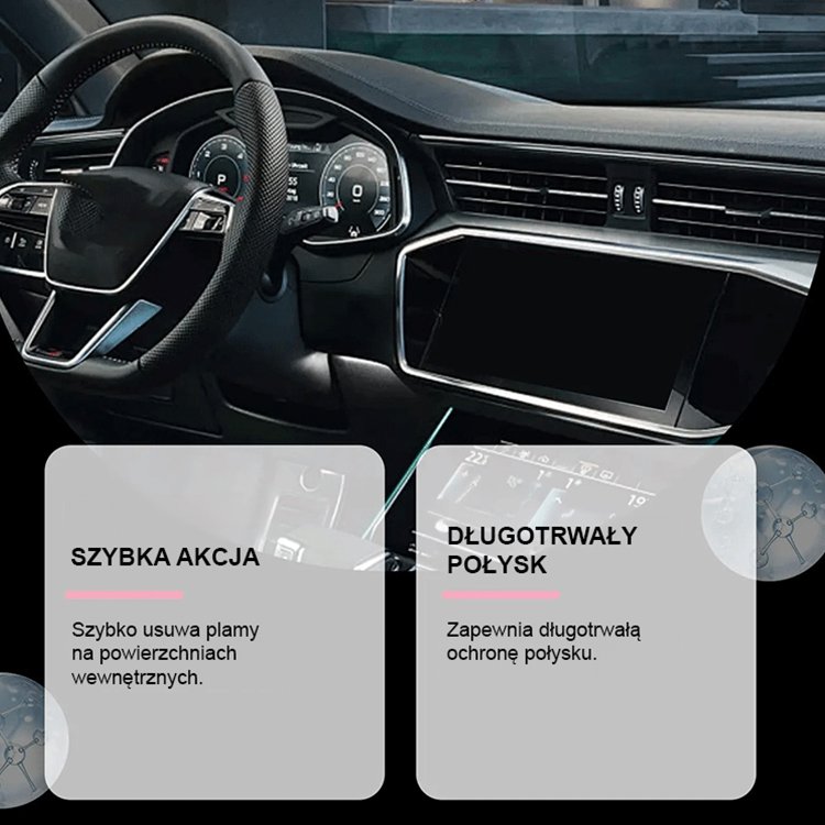 Środek do pielęgnacji i renowacji wnętrza samochodu