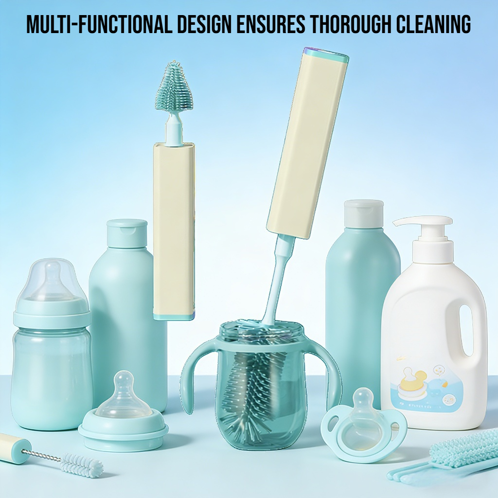 Fully automatic cup brush set