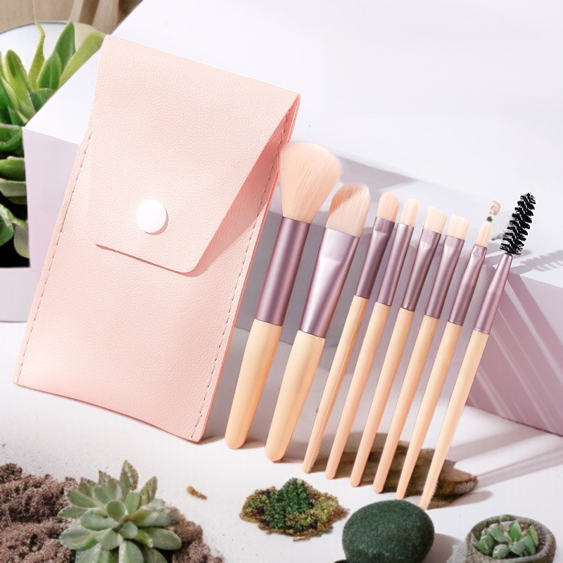 JMY Make-up-Pinselset mit feinen Borsten für müheloses und ebenmäßiges Schminken