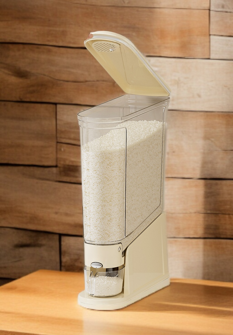 쌀독 뚜껑의 밀봉 구조 확대 이미지